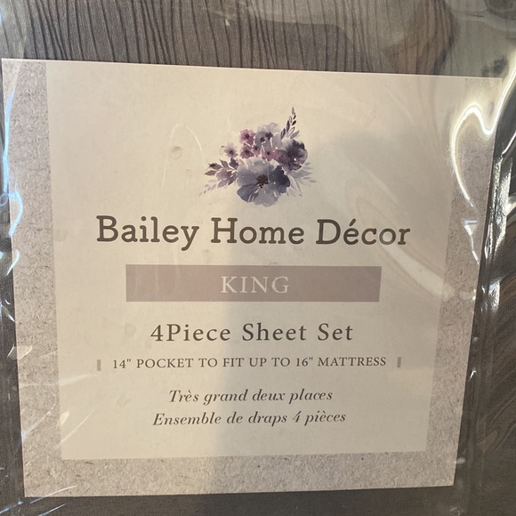 Bailey Home Decor King Size Sheets - Picture 2 of 2